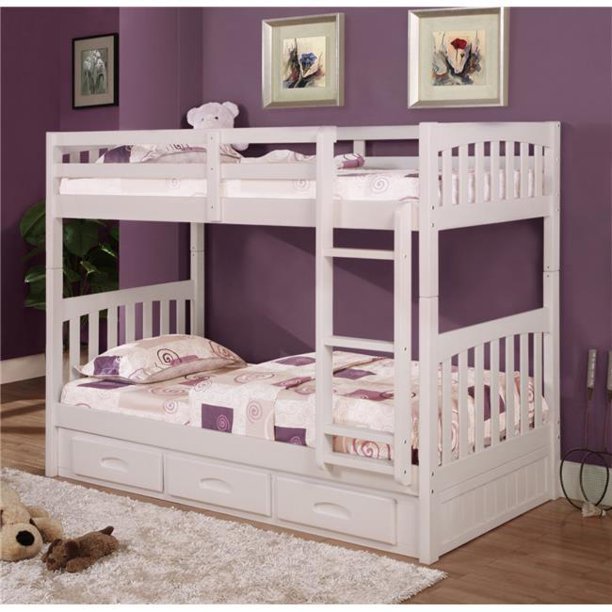 Desain Tempat Tidur Tingkat Minimalis Putih Donco 1 Desain Tempat Tidur Tingkat Minimalis Putih Donco