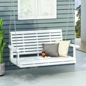 Kursi Ayunan Kayu Tasmania Modern