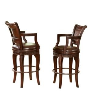 Kursi Bar Kayu Minimalis Swivel