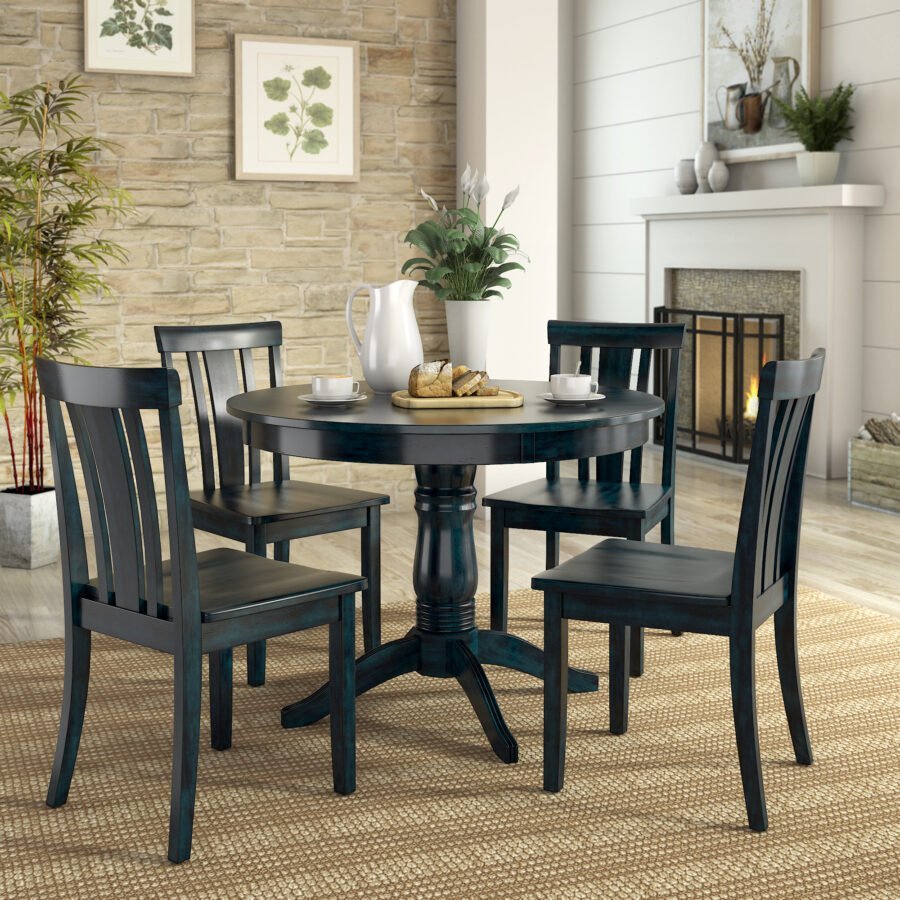 Kursi Makan Minimalis Modern Denim Murah 1 Kursi Makan Minimalis Modern Denim Murah