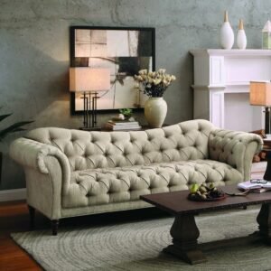 Kursi Sofa Kayu Jati Minimalis Burna