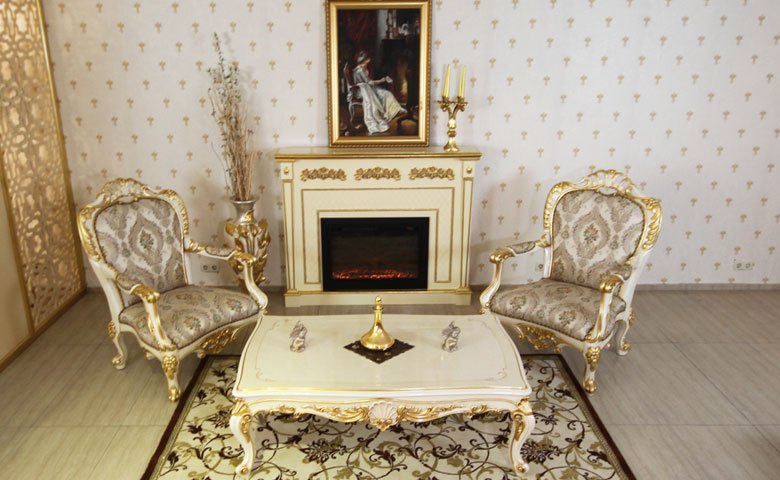 Kursi Tamu Sofa Mewah Victoria Ruang Tamu 2 Kursi Tamu Sofa Mewah Victoria Ruang Tamu - Gambar 2