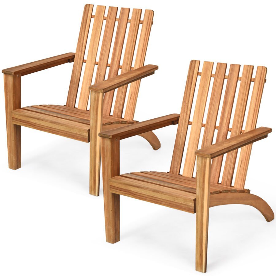 Kursi Teras Kayu Sederhana Durable 2 Kursi Teras Kayu Sederhana Durable - Gambar 2