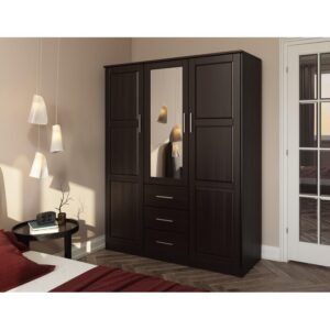 Lemari Baju Jati Minimalis Delfina