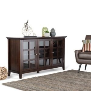 Lemari Hias Kayu Jati Rustic Modern