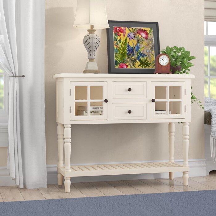 Meja Console Jati Decarlo Minimalis 1 Meja Console Jati Decarlo Minimalis