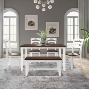 Meja Makan Minimalis Modern 4 Kursi Fainly