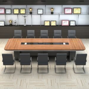Meja Rapat Minimalis Panjang Meeting Kantor 10 Orang