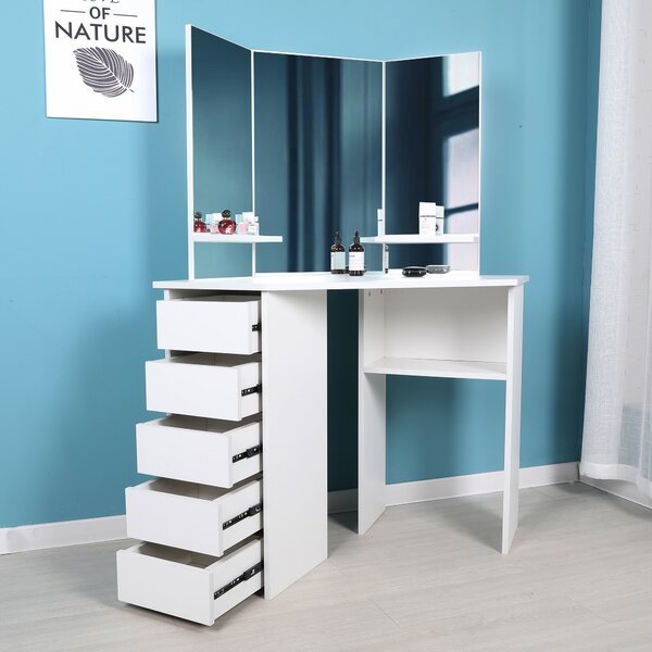 Meja Rias Simple Minimalis Fione 3 Meja Rias Simple Minimalis Fione - Gambar 3