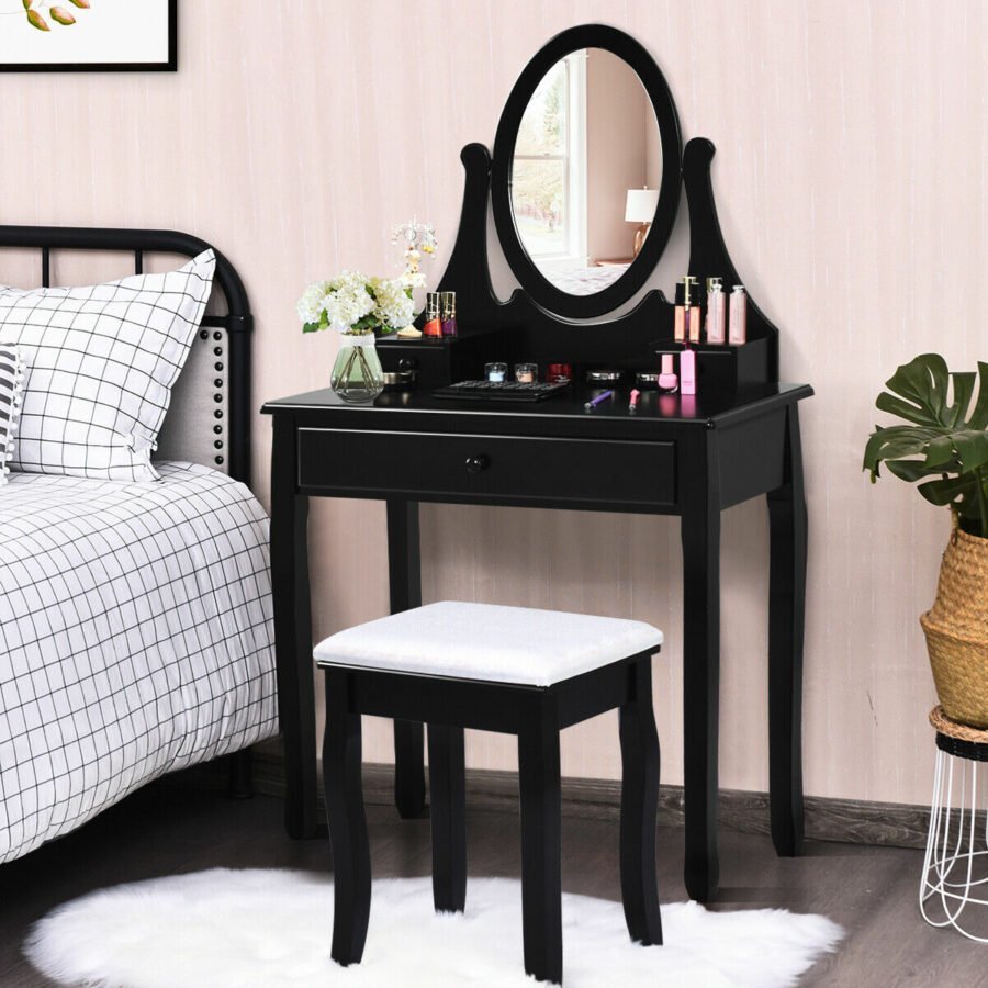 Meja Rias Unik Dan Cantik Gymax Minimalis 3 Meja Rias Unik Dan Cantik Gymax Minimalis - Gambar 3