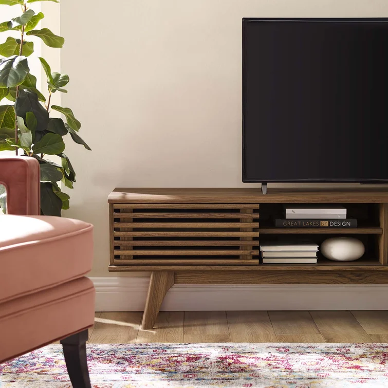 Meja TV Kayu Jati Minimalis Renwick 5 Meja TV Kayu Jati Minimalis Renwick - Gambar 5