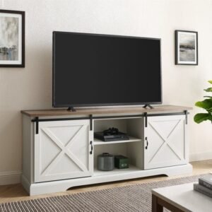 Meja TV Minimalis Kayu Barn Modern