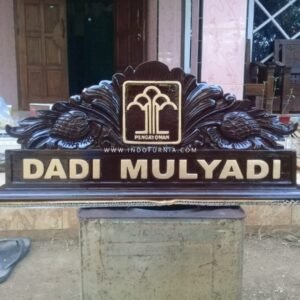 Papan Nama Meja Pengayoman Layu Jati