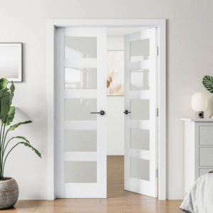 Pintu Kupu Tarung Kamar Tengah Minimalis Duco Putih Frestari