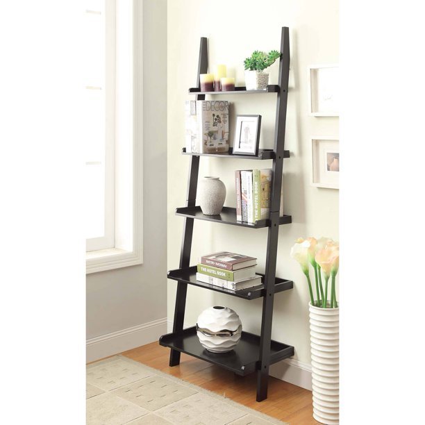 Rak Buku Modern Ladder 4 Rak Buku Modern Ladder - Gambar 4