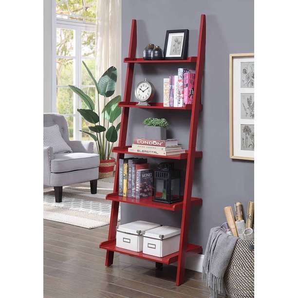 Rak Buku Modern Ladder 5 Rak Buku Modern Ladder - Gambar 5