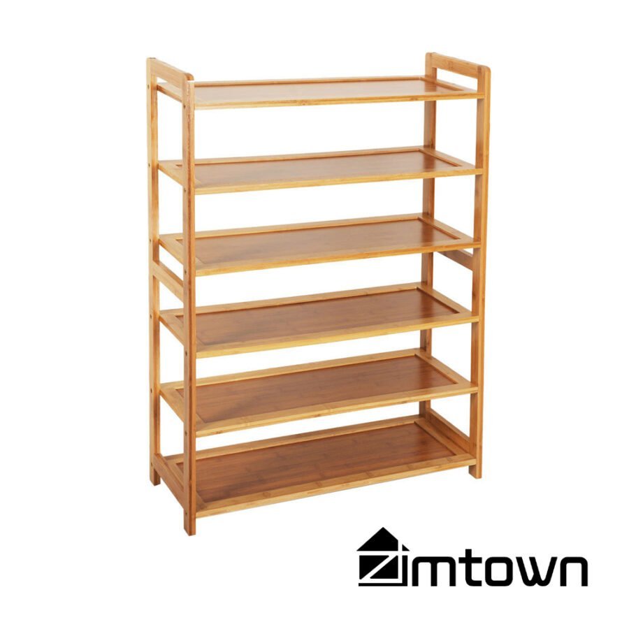 Rak Sepatu Kayu Unik Zimtown Susun 3 Rak Sepatu Kayu Unik Zimtown Susun - Gambar 3