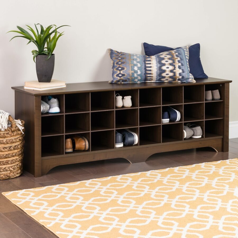 Rak Sepatu Modern Cubby Minimalis 1 Rak Sepatu Modern Cubby Minimalis