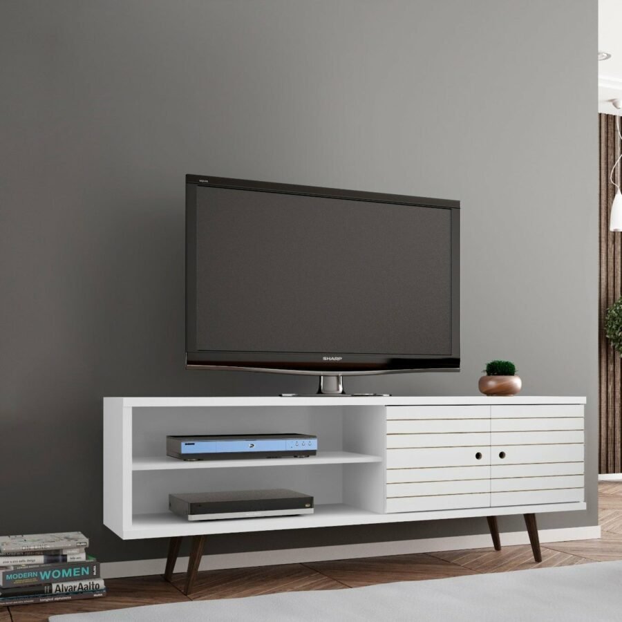 Rak TV Kayu Minimalis Carrington Terbaru 1 Rak TV Kayu Minimalis Carrington Terbaru