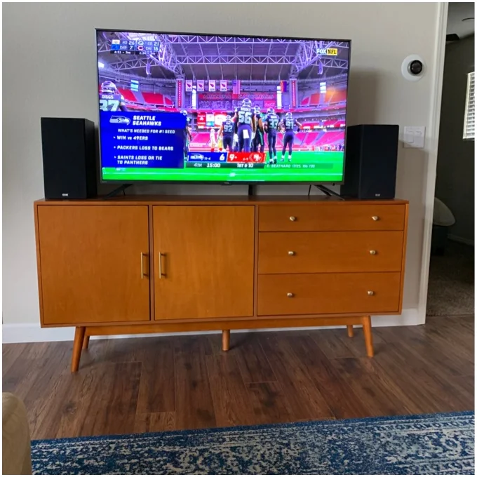 Rak TV Minimalis Modern Retro Jati 3 Rak TV Minimalis Modern Retro Jati - Gambar 3