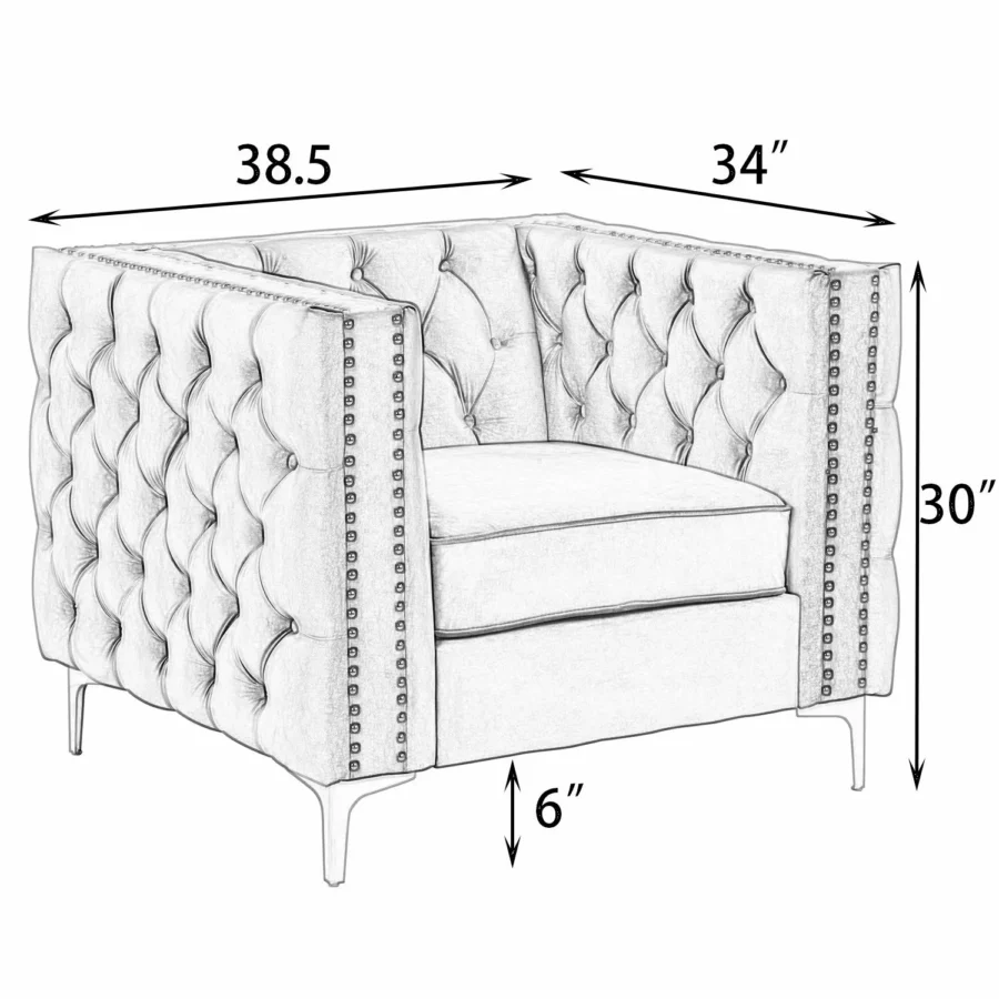 Satu Set Sofa Ruang Tamu Minimalis Chester 8 Satu Set Sofa Ruang Tamu Minimalis Chester - Gambar 8