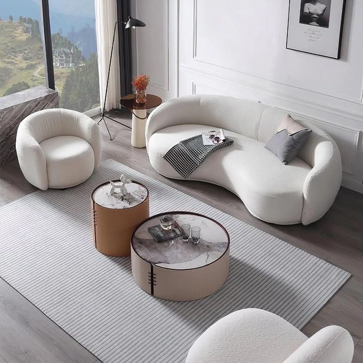 Set Kursi Sofa Lengkung Ruang Tamu Minimalis Barlea 1 Set Kursi Sofa Lengkung Ruang Tamu Minimalis Barlea