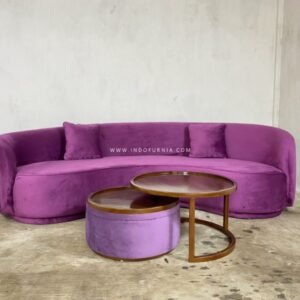 Set Sofa Minimalis Lengkung Terbaru Arsila