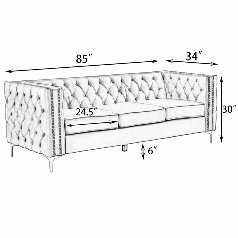 Satu Set Sofa Ruang Tamu Minimalis Chester 9 Satu Set Sofa Ruang Tamu Minimalis Chester - Gambar 9