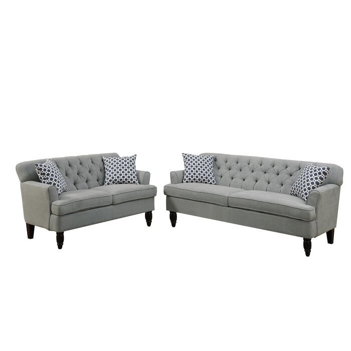 Sofa Abu Abu Minimalis Americus Kecil 3 Sofa Abu Abu Minimalis Americus Kecil - Gambar 3