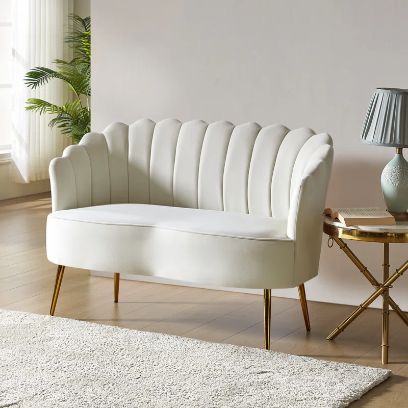 Sofa Minimalis Kerang 2 Seat Unik 1 Sofa Minimalis Kerang 2 Seat Unik