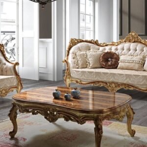 Sofa Ruang Tamu Mewah Serena Gold