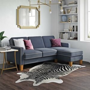 Sofa Sudut Kecil Chenille
