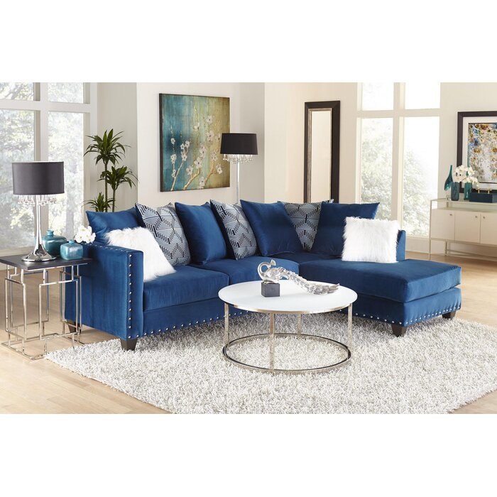 Sofa Sudut L Minimalis Cloutier Mewah 2 Sofa Sudut L Minimalis Cloutier Mewah - Gambar 2