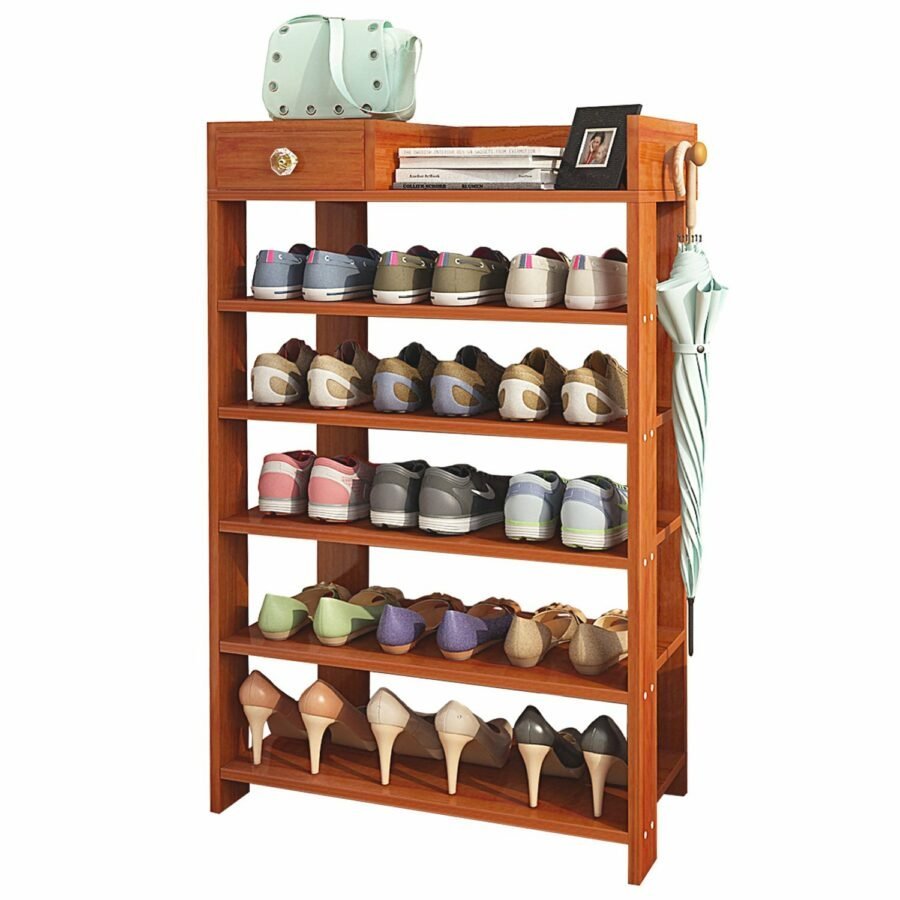 Tempat Sepatu Dari Kayu Shelves Minimalis 2 Tempat Sepatu Dari Kayu Shelves Minimalis - Gambar 2