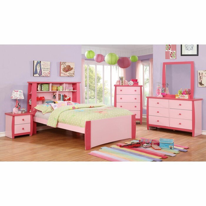 Tempat Tidur Anak Dari Kayu Elim Modern 3 Tempat Tidur Anak Dari Kayu Elim Modern - Gambar 3