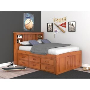 Tempat Tidur Anak Kayu Fulvia Laci