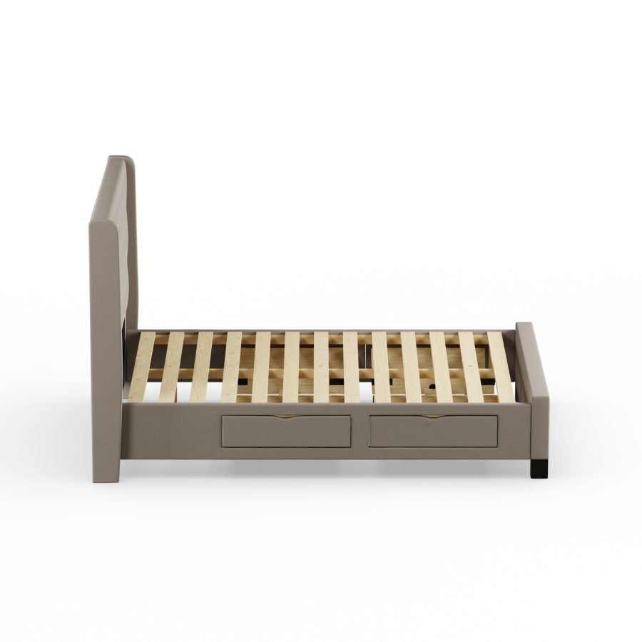 Tempat Tidur Kayu Jati Reed 3 Tempat Tidur Kayu Jati Reed - Gambar 3