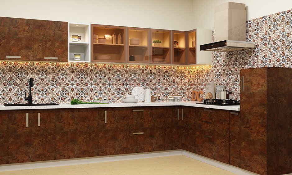 9 Warna Dapur Minimalis Terbaik Untuk Tampilan Modern 6 Warna Dapur Coklat